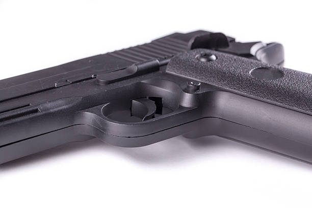 istock Toy Gun Handle Grip Close-Up 186797027