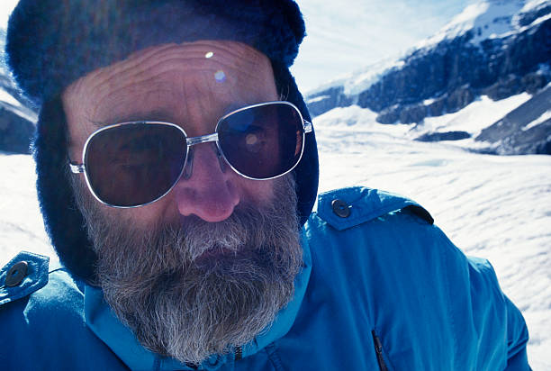 istock Adventurer portrait at the glacier 186797124