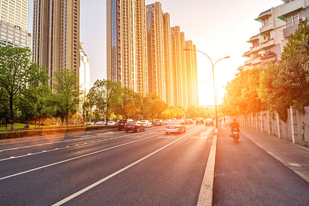 istock empty street in modern city 186798052