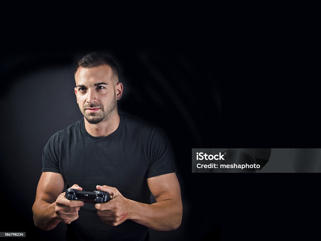 Jogando videogames - Foto de stock de 20 Anos royalty-free