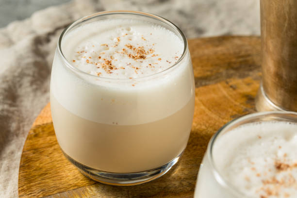 istock Boozy Cold Brandy Milk Punch Cocktail 1867982470