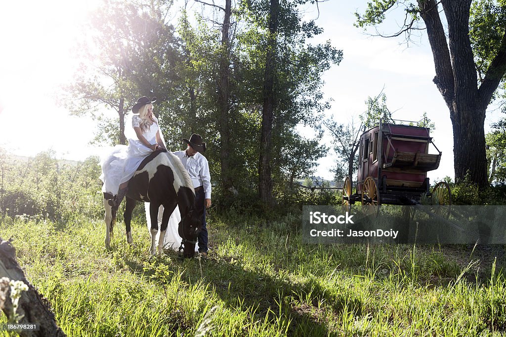 Cowboy de mariage - Photo de Cow-boy libre de droits