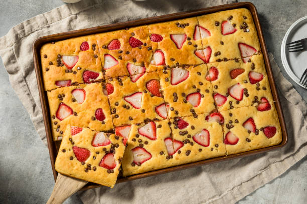 istock Homemade Baked Sheet Pan Pancakes 1867989443