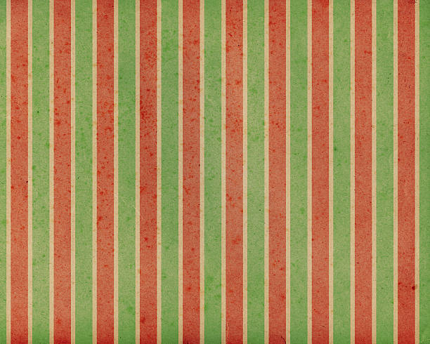 antique paper with holiday stripes