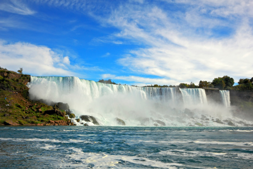 Niagara Falls in New York State, USA, which is also known as American Falls