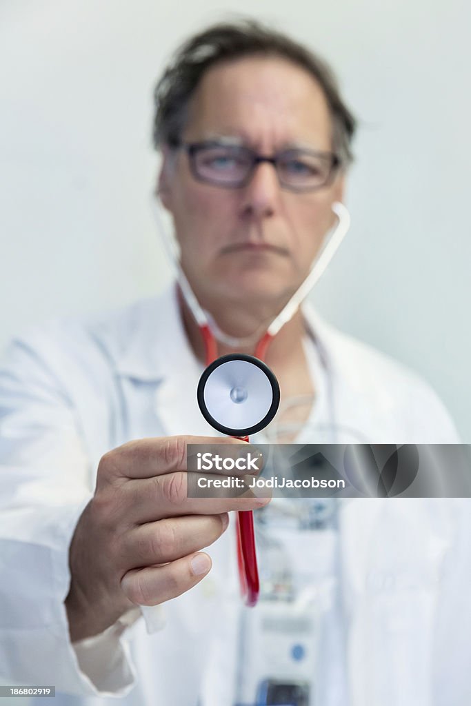 Hospital doente faz a sua própria médico - Royalty-free Adulto Foto de stock