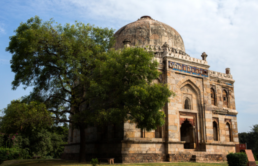 Lodhi tomb architecture at lodhi garden, new delhi, India.