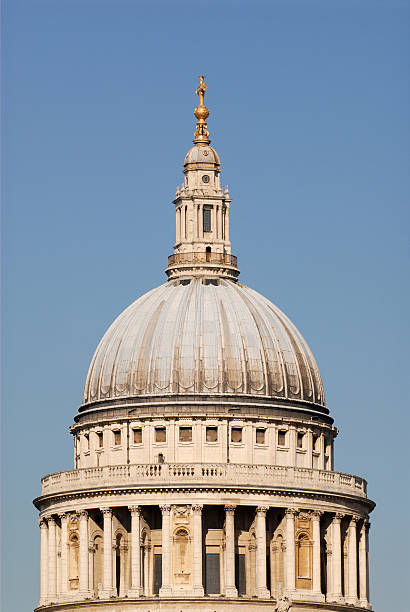 dome of st paul katedra w londynie - christopher wren zdjęcia i obrazy z banku zdjęć
