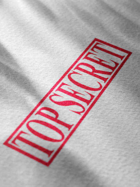 istock Top Secret Stamped in Red 186804313