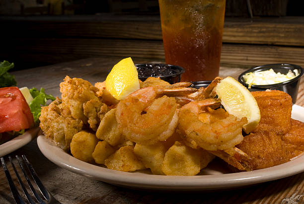 Southern Fried Seafood Dinner