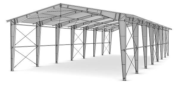 istock Sketch of industrial architecture 186804960