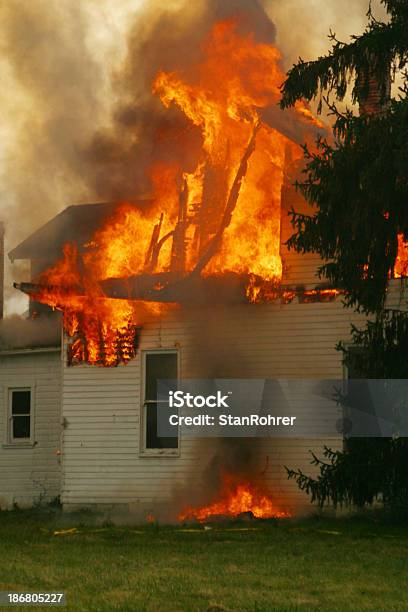 House Fire 5 Beavercreek Dayton Ohio Stock Photo - Download Image Now - Architecture, Arson, Building Exterior