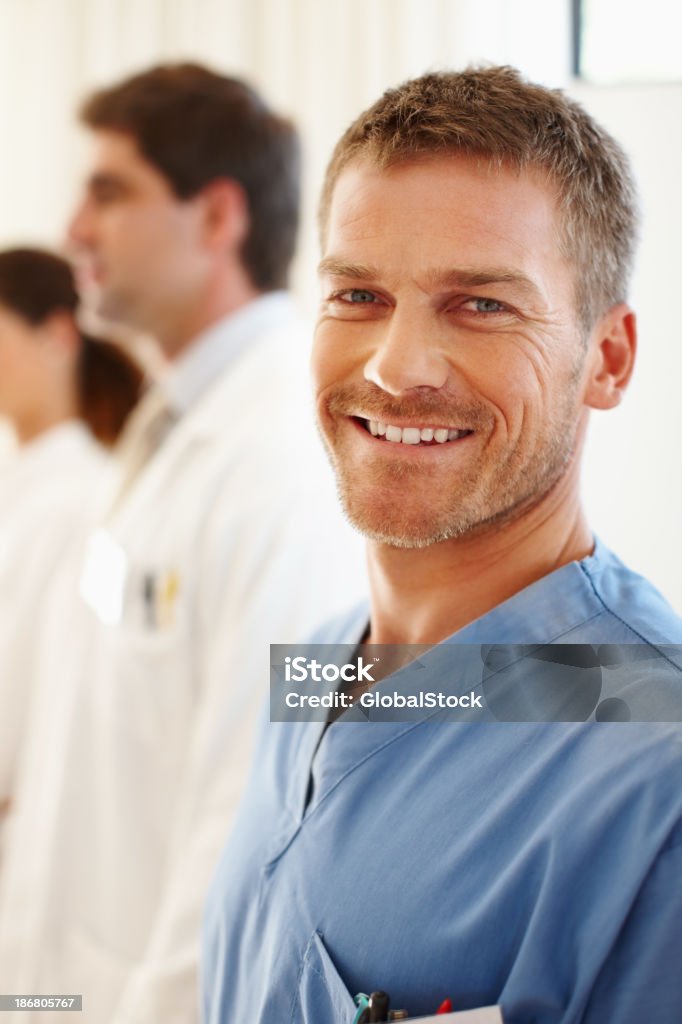 Lächelnd Krankenpfleger - Lizenzfrei Krankenpfleger Stock-Foto