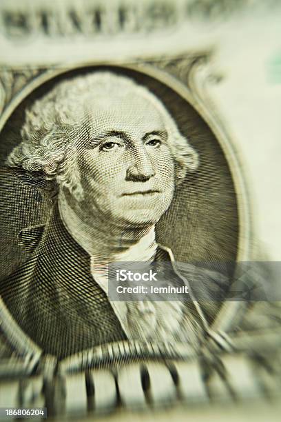 Foto de Nota De Um Dólar Closeup e mais fotos de stock de Cultura Americana - Cultura Americana, EUA, Finanças