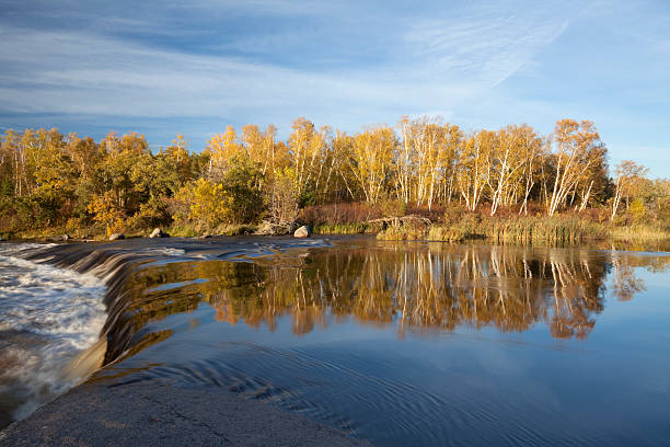 장대비 나비매듭 폴즈 미초아칸 - canada landscape manitoba lake 뉴스 사진 이미지