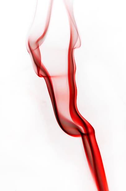 istock Red Smoke or blood flowing in water 186806904