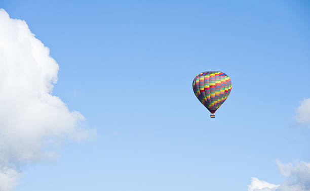 istock Hot Air Balloon in the Mountains 186807474