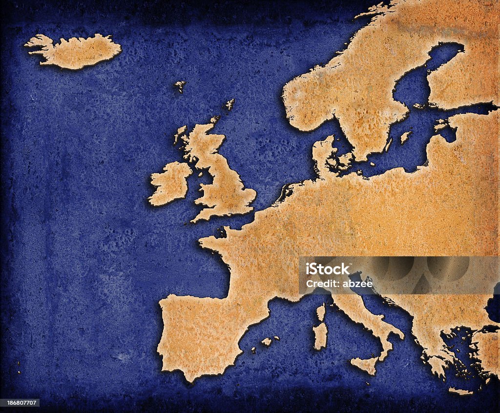 Europa azul mundo - Royalty-free Alemanha Foto de stock
