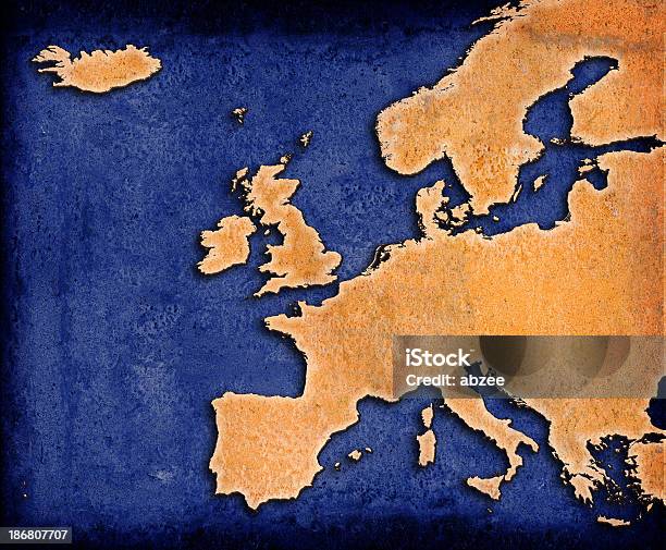 Europa Azul Mundo - Fotografias de stock e mais imagens de Alemanha - Alemanha, Azul, Cartografia