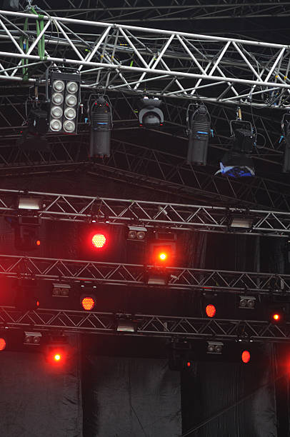 istock Lighting Equipment on Open Air Concert 186807744