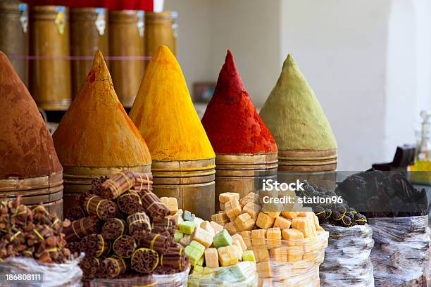 Close Up Of Spies In A Market Stall In Marrakech Morocco Stock Photo - Download Image Now