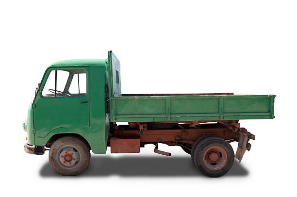 Old truck Isolated old truck from Yugoslavia old truck stock pictures, royalty-free photos & images