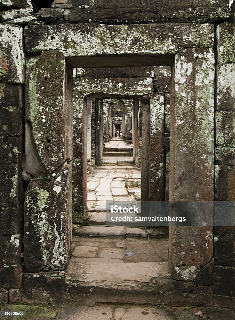 The Temples of Angkor: Banteay Kdei The temple of Banteay Kdei at the Angkor Wat complex.  UNESCO has designated Angkor Wat as a World Heritage Site. Algae Stock Photo