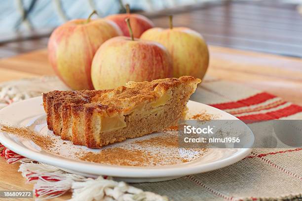 Apple Pie Slice Stock Photo - Download Image Now - Apple - Fruit, Apple Pie, Baked