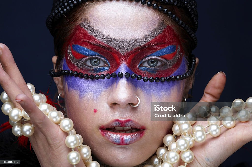 Primitive de maquillaje - Foto de stock de Actor libre de derechos