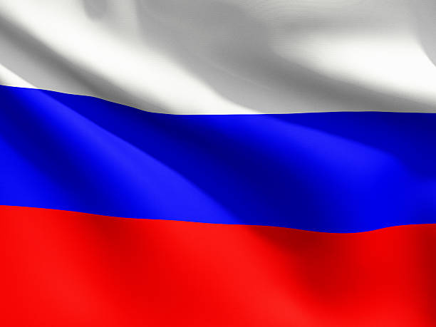 istock Close Up Flag - Russia 186811153
