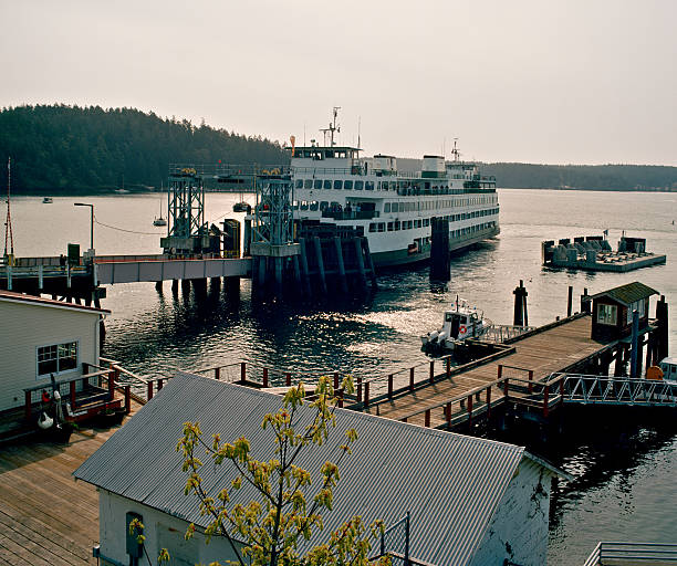 istock Ferry KALEETAN Docked at Orcas Landing 186811262