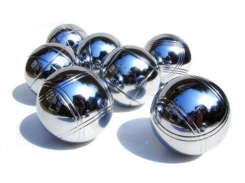 A set of boules on a white bgSimilar images :-
