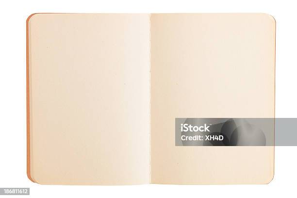 Изолированные Пустой Блокнот Коричневый — стоковые фотографии и другие картинки Книга с иллюстрациями - Книга с иллюстрациями, Обложка, Архивная папка