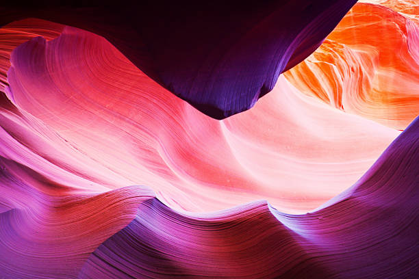 lower antelope - lower antelope canyon - fotografias e filmes do acervo