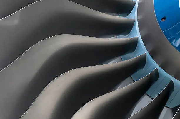Turbines of a jet plane