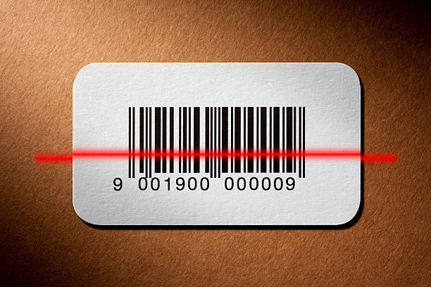 Barcode Barcode with laser stripe. Similar photographs from my portfolio: laser pen stock pictures, royalty-free photos & images