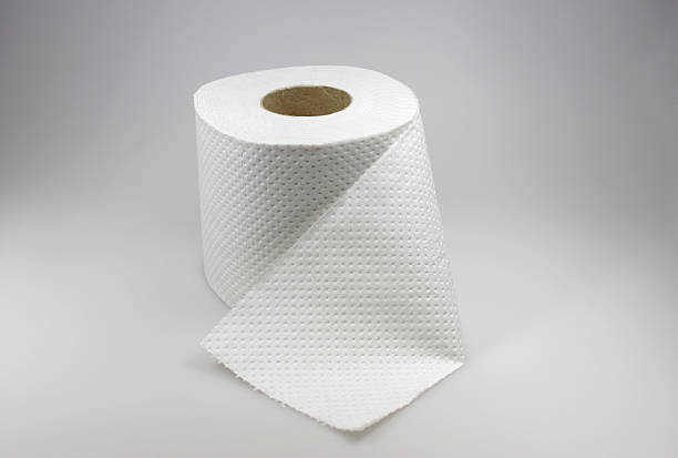 istock Roll of toilet paper 186813386
