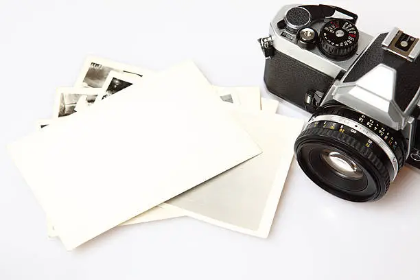 Old Camera & Blank Photopaper
