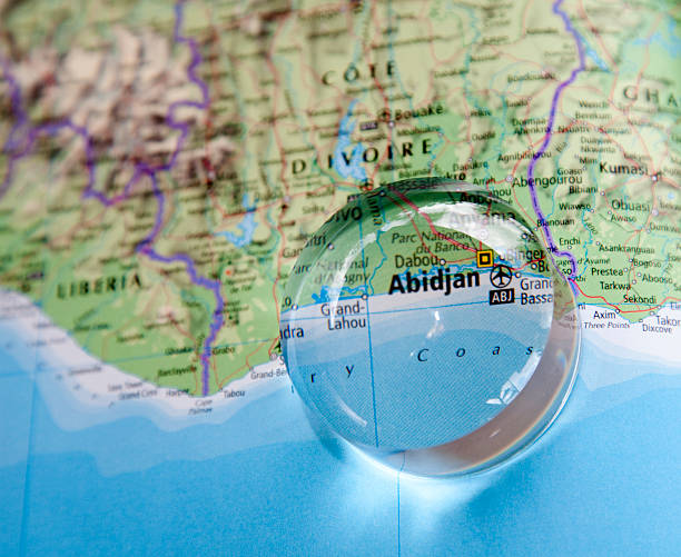 istock map of ivory coast area 186813529