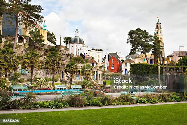Portmeirion Stock Photo - Download Image Now - Portmeirion, Multi Colored, Wales