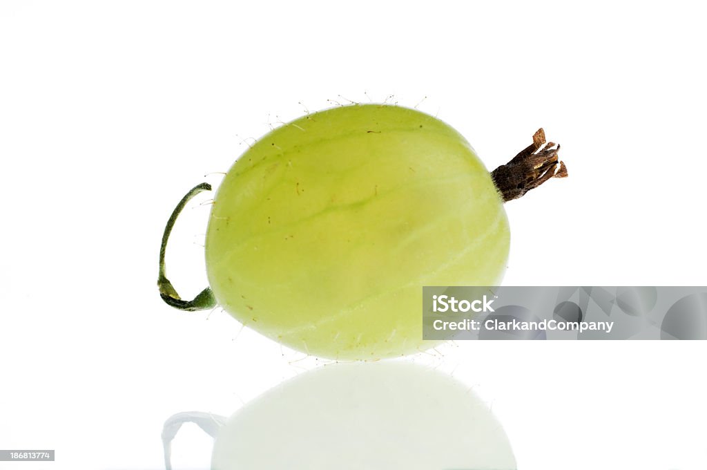 Única tomates Groselha Verde isolada contra branco - Royalty-free Comida Foto de stock