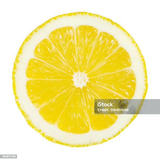 Lemon Portion On White Stock Photo - Download Image Now - Lemon - Fruit, Cut Out, Cross Section