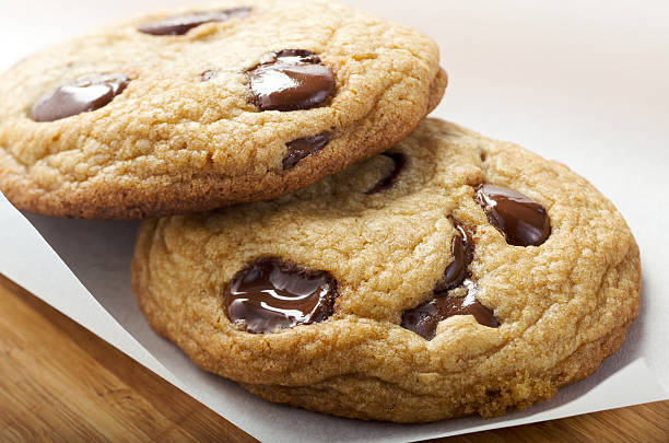 istock Pair of Chocolate Chip Cookies 186814292