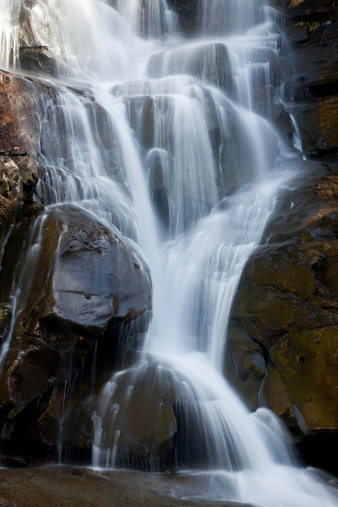 The Ramsey Cascades waterfall in Great Smoky Mountains National Park.