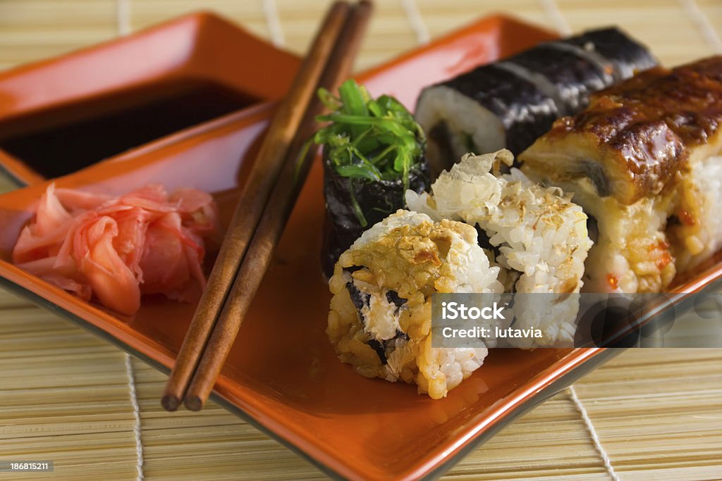 sushi - Foto stock royalty-free di Alga marina