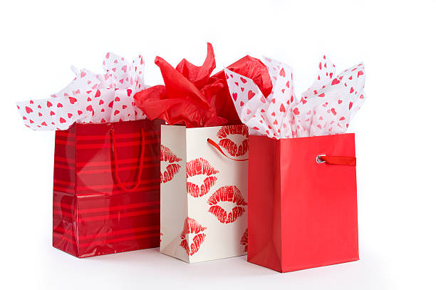 Gift bags for valentine. studio shot.Please see some similar pictures from my portfolio: