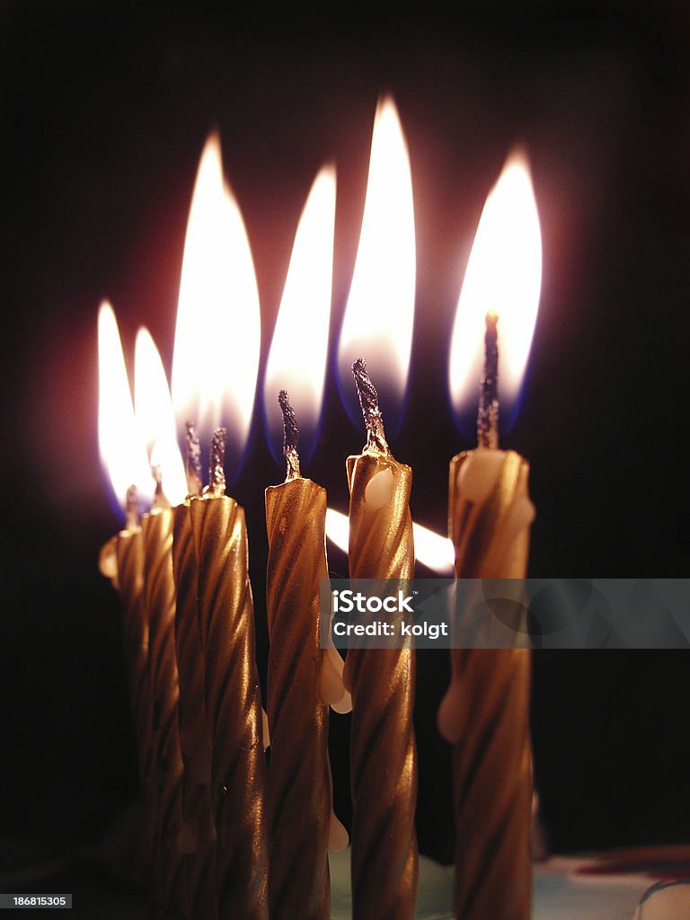 Queimar velas - Royalty-free Alegria Foto de stock