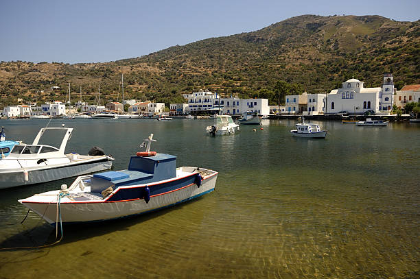 Nisyros Island, Pali fishing village stock photo