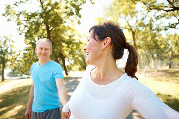 istock Couple having a great time together 186816136