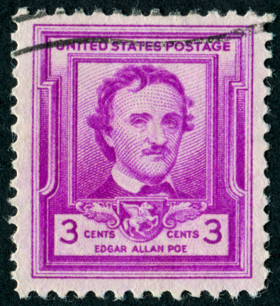 Vintage stamp of Karl Marx and \